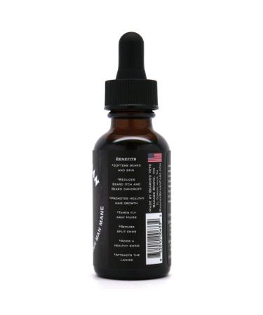 Badass Beard Care Men's Beard Oil - The Ladies Man Scent 1 oz | All Natural Ingredients for Soft, Healthy Beard | Promotes Growth, Reduces Itchiness | 1 Ounce (Pack of 1) - Buy Online on GoSupps.com