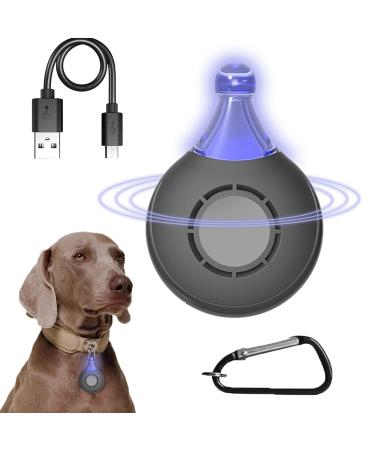 NO Ultrasonic Flea and Tick Repeller Electronic Tick Repeller USB Charging Flea Repellent for Dogs Ultrasonic Flea Repellent Portable Safe for Pets Black
