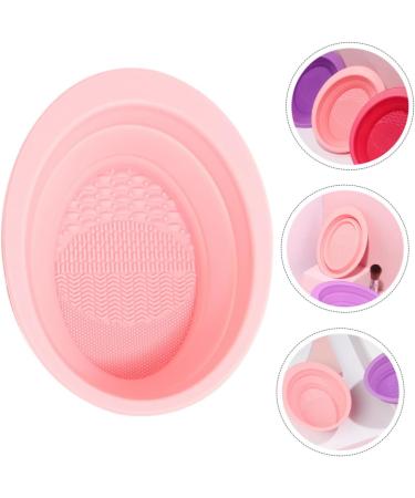 minkissy Makeup Brush Scrub Pad Cosmetics Brush Scrubber Brush Scrubber Pad Silicone Scrubbers Brush Cleaner Tool Makeup Brush Cleaning Mat Brush Cleaner Bow Portable Silica Gel Travel Bowl - Buy Online on GoSupps.com