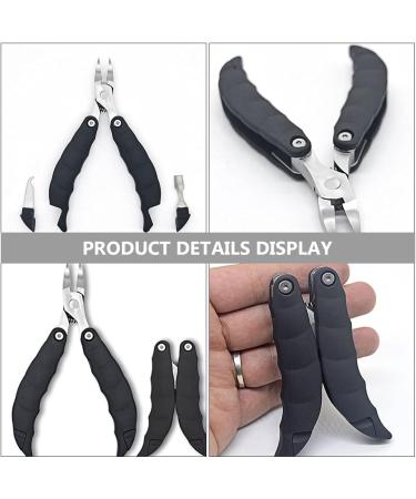 Lurrose 1Pc Folding hawk mouth pliers Toe Nail Clippers Adult Pedicure Clippers Toenail Cutters folding Toe Nail Scissor Ingrown Handle Rubber and Plastic household Stainless steel - Buy Online on GoSupps.com