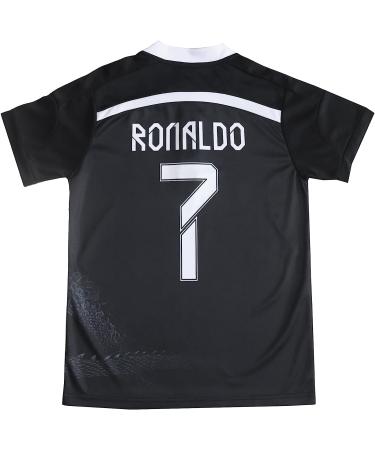 LeenBD Ronaldo #7 Madrid Black Dragoon Special Edition Kids Soccer Jersey Set - Youth Sizes 10-11 Years - Buy Online on GoSupps.com
