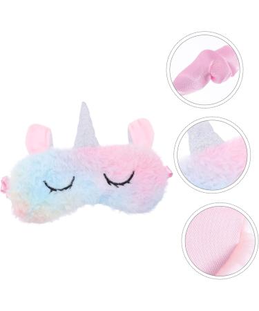 Beaupretty Unicorn Eye Patch - 2 Pcs Plush Sleeping Mask | Perfect Birthday Party Favor & Travel Accessory - Buy Online on GoSupps.com
