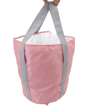 Collapsible Foot Bath Basin Double Layer Foot Bath Basin with Storage Bag Portable Travel Collapsible Foot Basin Folding Foot Bath Tub for Outdoor(pink) - Buy Online on GoSupps.com