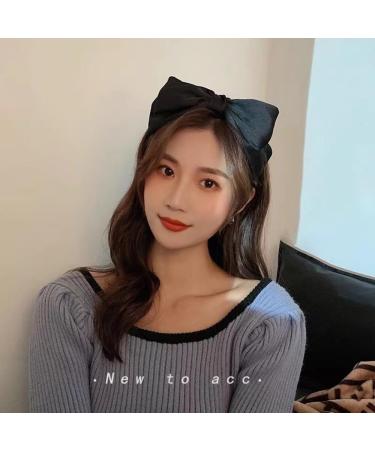 1 Piece Women's Headband with Satin Bow Headbands Headwear Bow Hair Band Hair Bands Headband Hair Accessories for Women Girls Daily Wear Cream - Buy Online on GoSupps.com