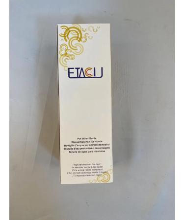 Etaccu Dog Drinking Bottle - Portable 350/550ml Leakproof Water Bottle for Dogs & Cats | BPA-Free Includes Dog Food Cups for Hiking & Camping - Buy Online on GoSupps.com