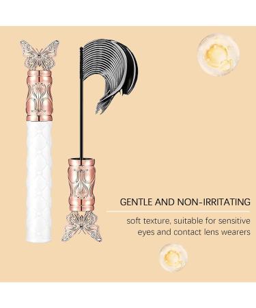  blmcoos Waterproof lengthening mascara long-lasting thick and curling mascara sweat-resistant black mascara quick-drying mascaras liquid lash cream smudge-proof color-resistant (1 - Buy Online on GoSupps.com