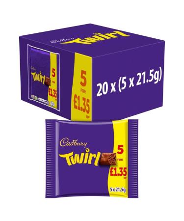 Cadbury Cadbury Twirl 5-Pack Chocolate Bars