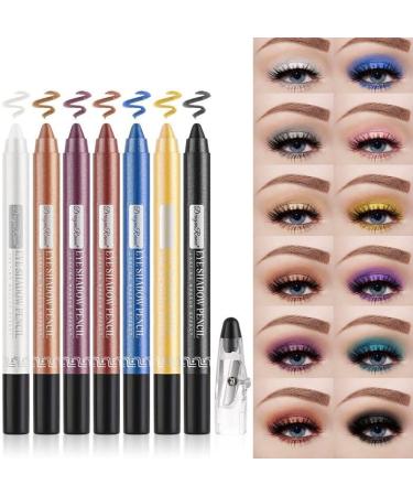 Glitter Eyeshadow Stick Colorful Set Eye Shadow Pen Eyeliner Eye Shadow Pencil Waterproof & Long Lasting Glitter Eyeshadow Stick Eye Makeup (Color : 06#) - Buy Online on GoSupps.com