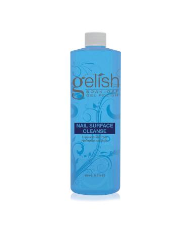 Gelish Nail Soak Off Surface Gel UV Top Coat Cleanser 16 Fl Oz - 2 Pack - Buy Online on GoSupps.com