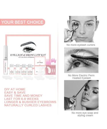 Dongy 2-in-1 Eyebrow Lift & Curling Kit | Professional DIY Lamination for Lashes & Brows - Buy Online on GoSupps.com