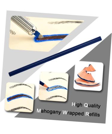 Didiseaon Storage Golden Eyebrow Pen with Practice Pencil Kit Manual Semi-permanent Microblading Skin - Buy Online on GoSupps.com