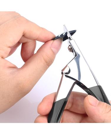 Fingernail Cut Scissors | U Shape Scissors for Nails with Handle - Nail Cutting Scissors for Adults Men Women Nail Cleaner Nail Care for Thick and Ingrown Nails - Buy Online on GoSupps.com