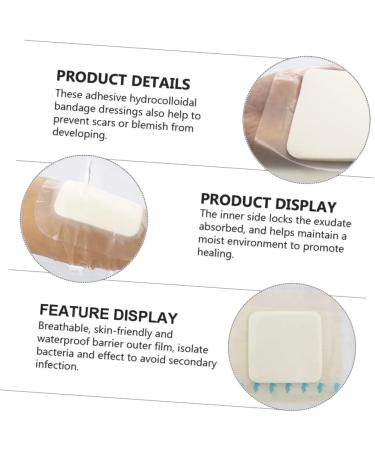 2pcs Silicone Scar Patch Tape - Waterproof Pressure Sore & Wound Dressing for Scar Removal - Buy Online on GoSupps.com