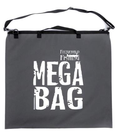 Fitzgerald Fishing Tournament Weigh in Fish Bag - Heavy Duty Fish Bags That Transport Fish Safely, are Leak and Rip Resistant, Include Zipper Closure - Mega Bag Logo