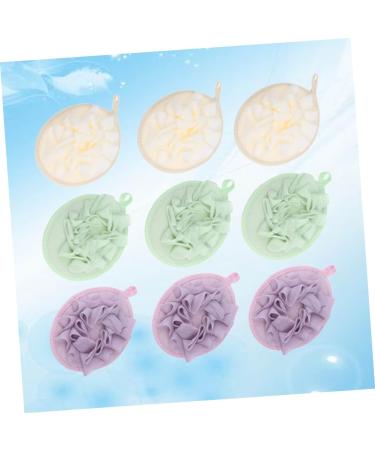 Didiseaon 9pcs Loofah Sponge Set | Soft Bath & Shower Scrubber Balls for Body Wash | Premium Mesh Pouf Accessories - Buy Online on GoSupps.com