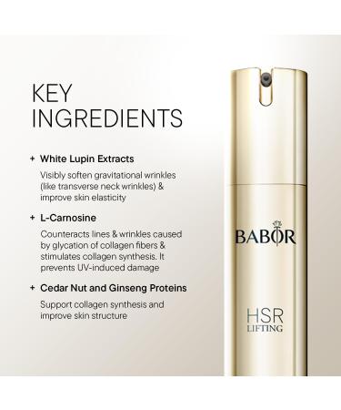 Babor HSR Lifting Neck & D collet Cream - Anti-Aging Shea Butter & Panthenol Formula | 50ml | International Shipping - Buy Online on GoSupps.com