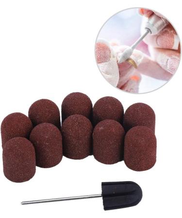 BOROCO 10-Piece Nail Drill Block Grinding Cap Set - Special Head Polisher & Sanding Tools for Manicure & Pedicure (13x19cm) - International Shipping Available - Buy Online on GoSupps.com