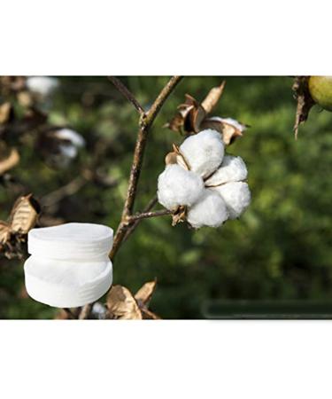 Lurrose 200 Reusable Facial Rounds - Organic Cotton Makeup Pads Soft Toner Pads Eco-Friendly Perfect for Women - 200PCs - Buy Online on GoSupps.com