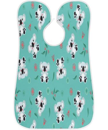 Beard Bib Apron for Men - Non-Stick Waterproof Hair Catcher with Cute Koalas Pattern - Ideal for Shaving & Trimming - International Shipping Available - Buy Online on GoSupps.com