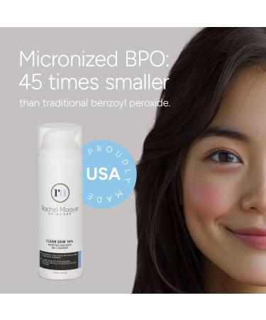 Rachel Moayer Clear Acne Face Wash & Acne Body Wash Gel Cleanser with 10% Benzoyl Peroxide Ideal for Back Acne Clear and Prevent Breakouts with Body Wash for Acne Prone Skin Non-Irritating Formula 5 Ounce (Pack of 1) - Buy Online on GoSupps.com