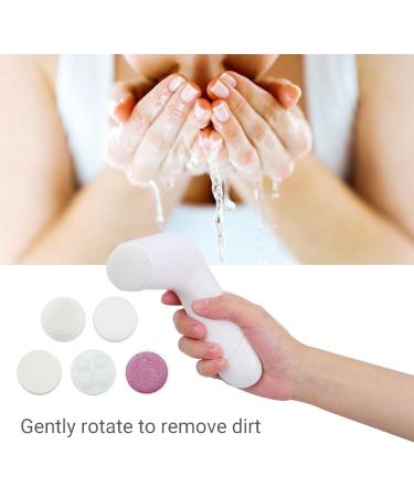 Electric Waterproof Facial Cleanser Multifunctional Facial Pore Cleaner Five in One Facial Cleanser Face Cleansing Instrument Pore Cleaner Brush Massager - Buy Online on GoSupps.com