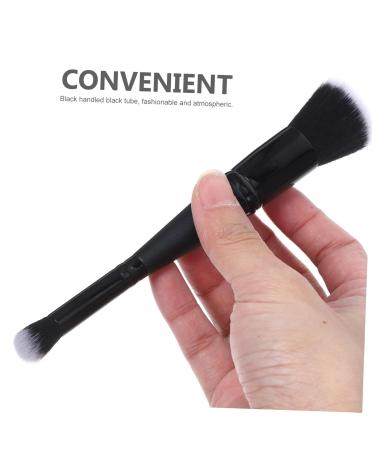 Double-Ended Makeup Brush - Powder Foundation & Blush Applicator for Loose Powder | Perfect for Women - Buy Online on GoSupps.com