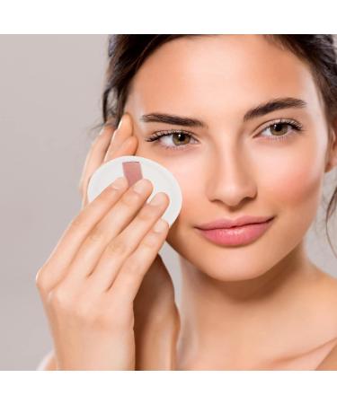 Beaupretty 2pcs Round Powder Puff & Square Makeup Sponges - Velour Cotton Applicator for Loose Powder & Foundation - Buy Online on GoSupps.com