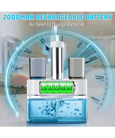 Mundwater Donor - Contactless Automatic Mouth Water Dispenser 550ml | Wall Bracket & Sink | Includes 2 Magnetic Cups & Self-Cleaning Mode - Buy Online on GoSupps.com