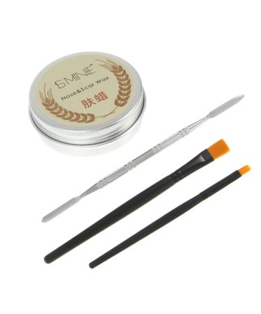 Minkissy 4 piece of scar-make-up tools wound growth scarred wax kit body color scarring wax lasp pachel make-up wax stage growth wonders was the wrong eye halloween stainless steel
