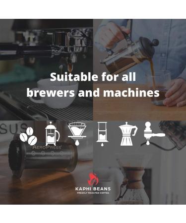 Kaphi Beans Single Origin Dark Roast Sumatra Indonesian Coffee- Freshly Roasted (Filter 250g) - Buy Online on GoSupps.com