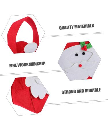 VILLFUL 1pc Christmas Candy Bag Candy Container Cute Tote DIY Felt Cloth Bag Wedding Cartoon Christmas Bag - Buy Online on GoSupps.com