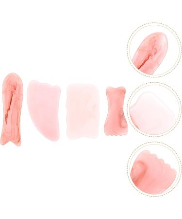 Magiclulu 8-Piece Gua Sha Massage Tool Set - Pink Acupuncture & Scraping Therapy Board for Glowing Skin - Buy Online on GoSupps.com