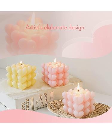 Silicone Bubble Candle Molds - 3D DIY Moulds for Soy Wax & Beeswax Candles - Perfect Valentine's Day Gift - Buy Online on GoSupps.com
