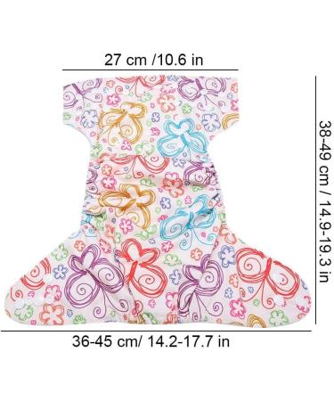 Calico Swim Diaper - Washable Reusable Snap Swimsuit Nappy for Baby Toddlers - One Size Fits All - Buy Online on GoSupps.com