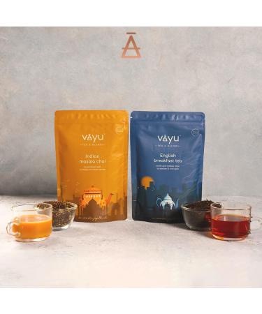 Vayu Indian Masala Chai (100% Assam Chai) Loose Leaf Pouch of 180 grams - Buy Online on GoSupps.com