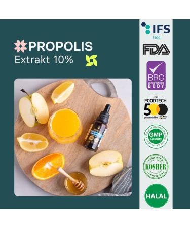 Bee & You Propolis Tincture Drops 10% (30ml) - Alcohol-Free Liquid Extract No Additives Safe for Children & Pets - Best Seller 2022 - Buy Online on GoSupps.com