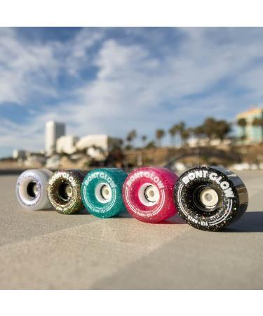 Bont Glow Light Up LED Quad Roller Skate Wheels - Love Letter Pink - 62x35mm 83A - Pack of 4 - Buy Online on GoSupps.com