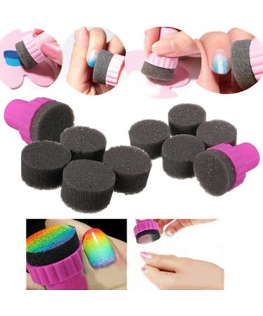 Buy Gemini Mall Nail Art Sponge Stamp Set - Manicure Tools for Perfect Shadow Transfer | International Shipping Available - Buy Online on GoSupps.com