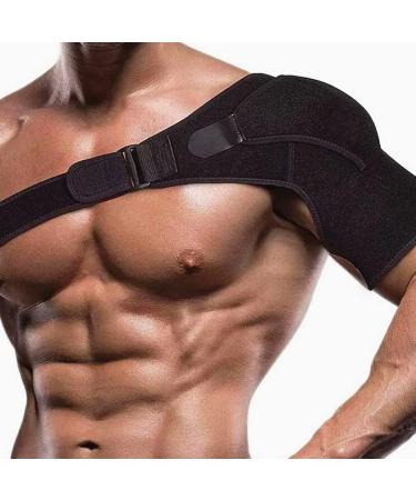 Shoulder Supports Adjustable Shoulder Support Brace Compression Sleeve Rotator Cuff Strap Pain Relief Sprain Tendinitis Dislocated AC Joint for Men Women - Buy Online on GoSupps.com