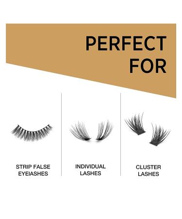 LASHVIEW Black Latex-Free Eyelash Glue | Strong Hold, Waterproof, Sensitive Eyes | 5g - Buy Online on GoSupps.com