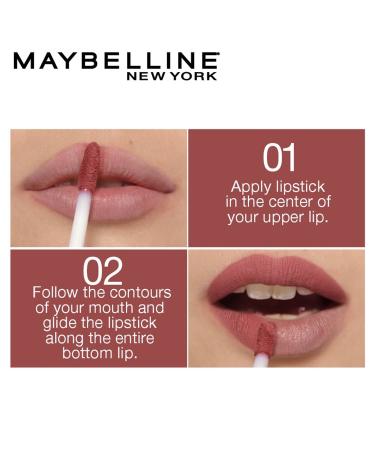 Maybelline Liquid Matte Lipstick - 10 BDay Suit On | Buy Internationally | Best Price & Fast Shipping - Buy Online on GoSupps.com