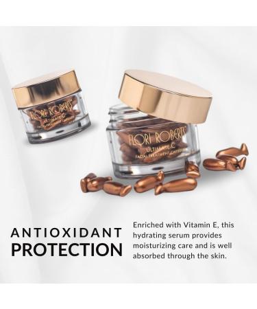 Flori Roberts Ultimate-C Capsules: Daily Facial Serum with 12% Vitamin C | Smooth Fine Lines Reduce Dark Spots | 30 Capsules - Shop Internationally Now - Buy Online on GoSupps.com
