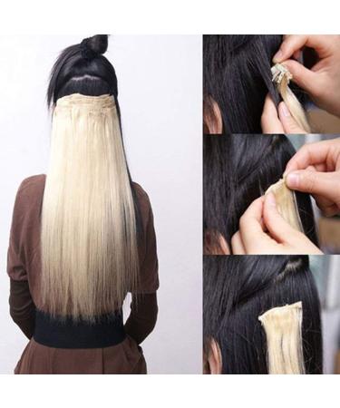 S-noilite 24 Inches Curly Medium Brown Clip In Hair Extensions - 8pcs Full Head Set | 60 Colour Options | Sexy Lady Fashion Choice - Buy Online on GoSupps.com