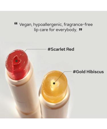 MEIDEME Gold Hibiscus Core Essential Lip Balm - Intense Hydration & Protection for Dry Cracked Severely Chapped Lips Natural Lip Balm with Shea Butter Rosehip Jojoba Seed and Grape Seed Oil - Buy Online on GoSupps.com