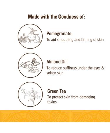 SoulTree Pomegranate & Almond Oil Under Eye Gel - 40 ML | Natural Anti-Aging Eye Care | Shop Internationally - Buy Online on GoSupps.com