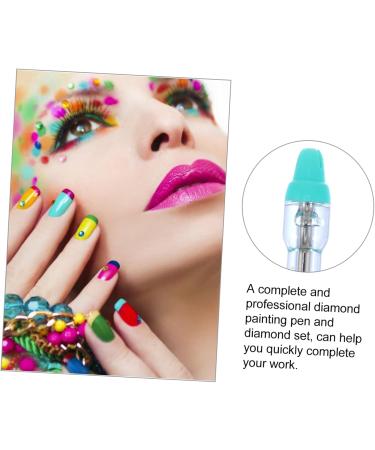 MAGICLULU 3 Sets Manual Drilling Pen Manicure Supplies Dotting Pen Nail Art Hot Pen Kit De Manicura Drill Ornaments Rhinestone Pointing Pen Tool Diamond Hand Pen Stainless Steel - Buy Online on GoSupps.com