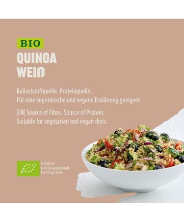 Buy Amazon Organic Quinoa White - 500g (Pack of 4) | Premium Quality Healthy & Nutritious | Fast International Shipping - Buy Online on GoSupps.com