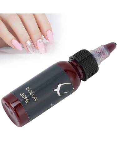DIY Nail Polish Pigment Ink Manicure Nail Gel Color Nail Polish Making Accessories 30 Ml (Burgundy) - Buy Online on GoSupps.com