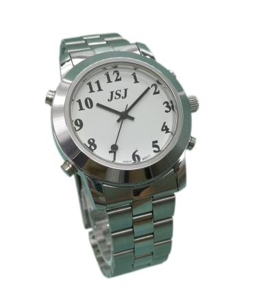 English Talking Watch for Blind People or Visually Impaired People or The Elderly with Alarm of Quartz