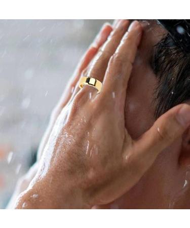 DADEA Smart Ring - Elegant & Durable Fitness Ring | Multifunctional Sleep Tracking Health Ring | Comfortable Wearable Smart Finger Ring in Gold - Buy Online on GoSupps.com